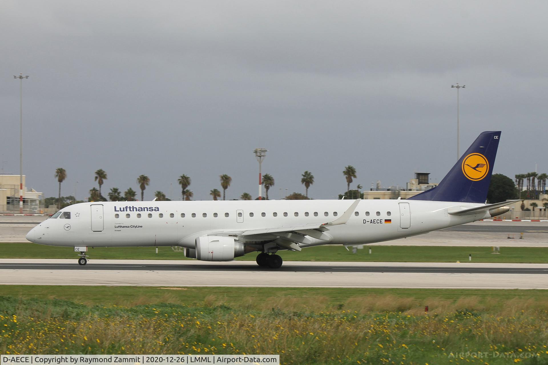 D-AECE, 2010 Embraer 190LR (ERJ-190-100LR) C/N 19000341, Embraer EMB-190LR D-AECE Lufthansa