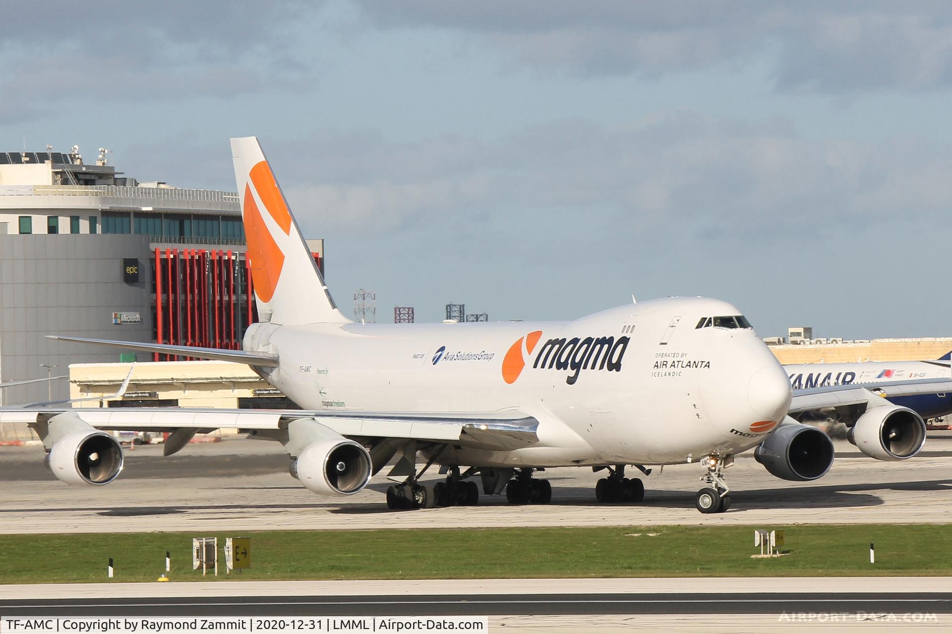 TF-AMC, 1994 Boeing 747-412F C/N 26563, B747 TF-AMC Air Atlanta Iclandic ( Magma)