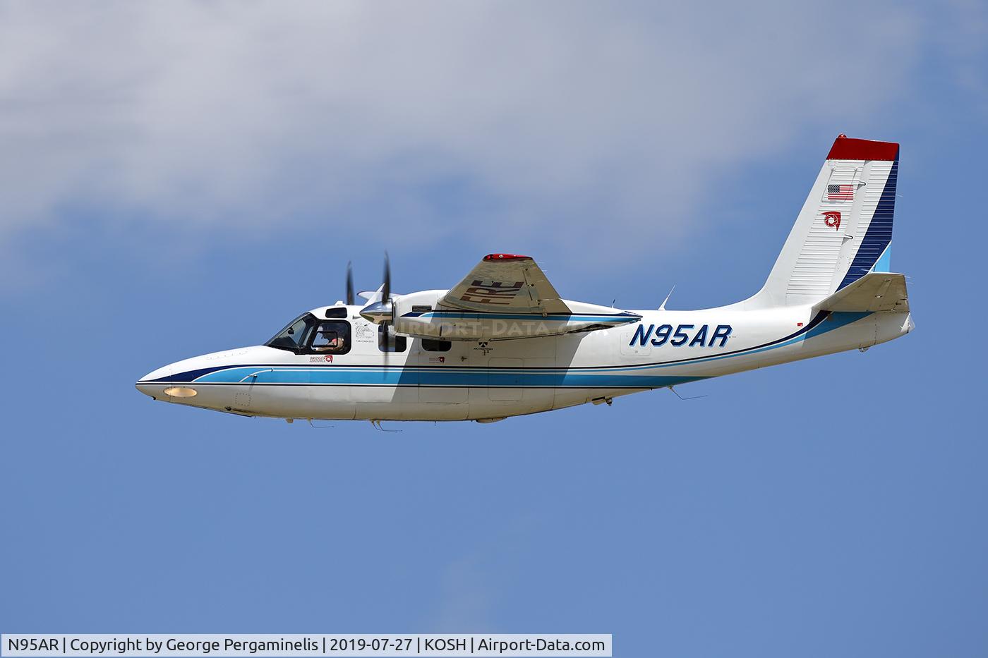 N95AR, 1962 Aero Commander 500-A C/N 500A-1270-93, Oshkosh 2019.