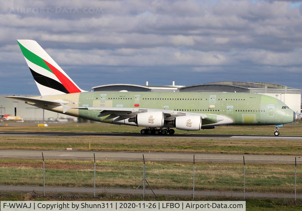 F-WWAJ, 2020 Airbus A380-842 C/N 270, C/n 270 - For Emirates as A6-EVQ