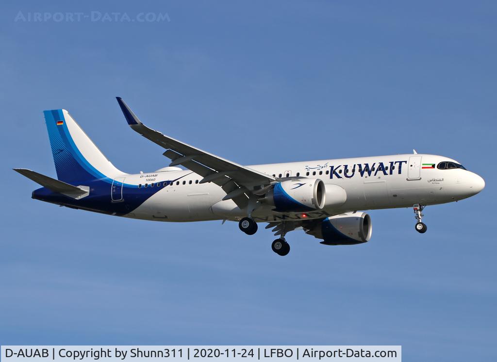 D-AUAB, 2020 Airbus A320-251N C/N 10060, C/n 10060 - To be 9K-AKQ
