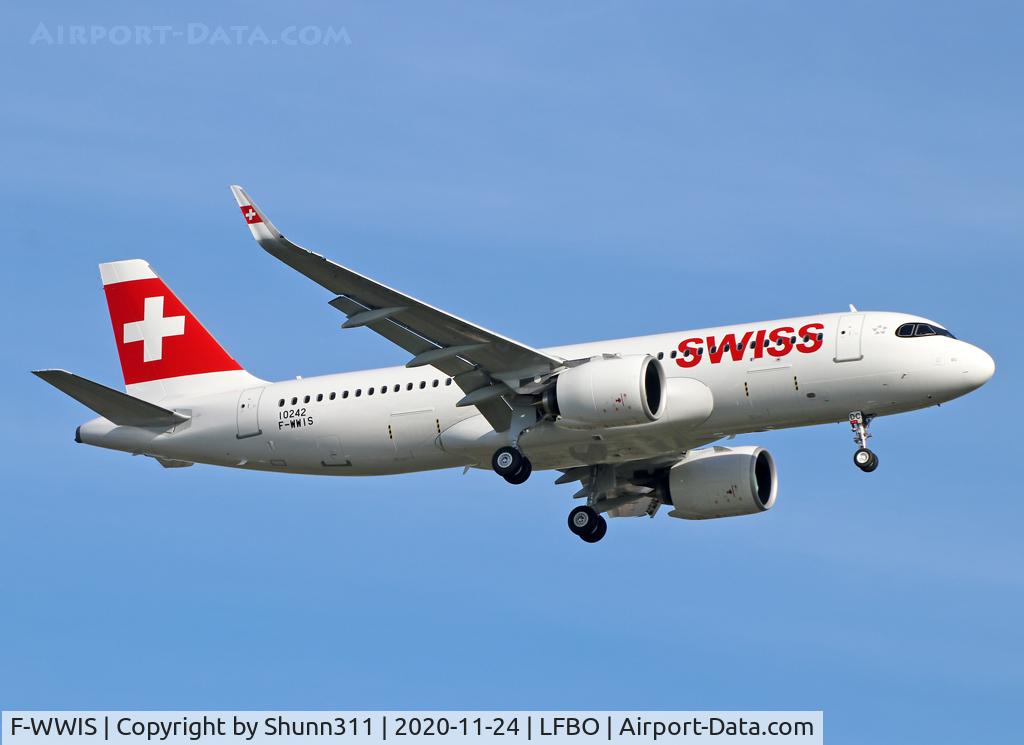 F-WWIS, 2020 Airbus A320-271N C/N 10242, C/n 10242 - To be HB-JDC