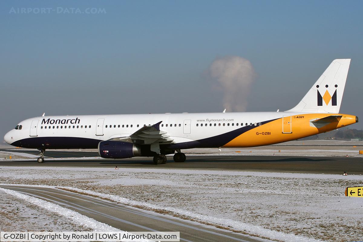 G-OZBI, 2007 Airbus A321-231 C/N 2234, at salzburg