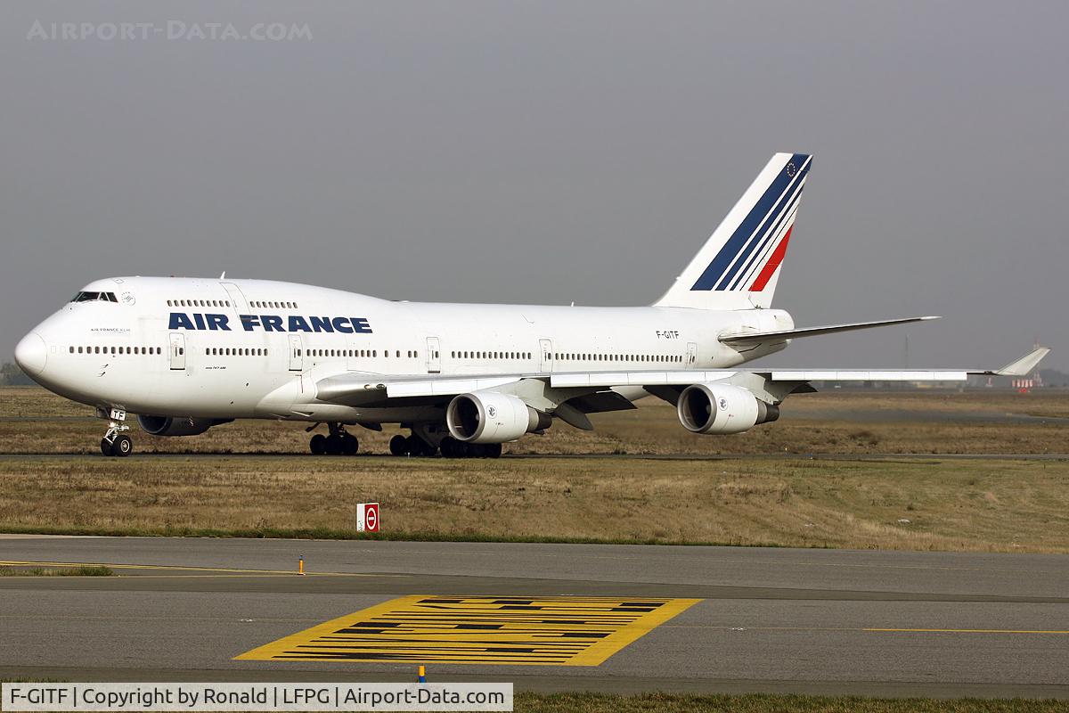 F-GITF, 1992 Boeing 747-428 C/N 25602, at cdg