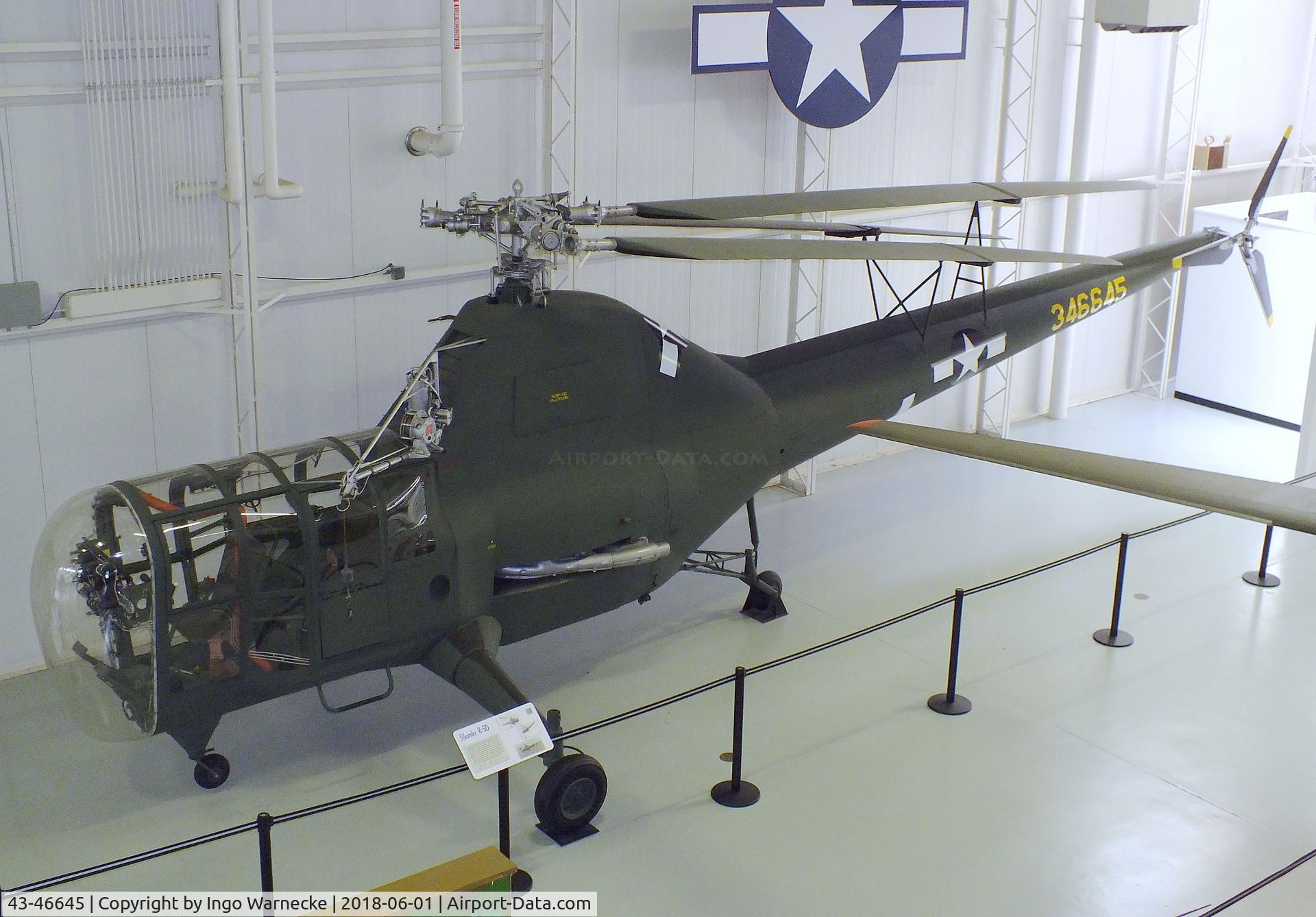 43-46645, 1944 Sikorsky R-5D Dragonfly C/N 188, Sikorsky R-5D Dragonfly at the US Army Aviation Museum, Ft. Rucker