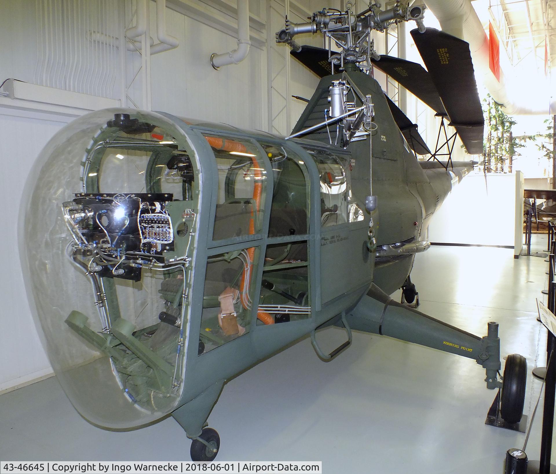 43-46645, 1944 Sikorsky R-5D Dragonfly C/N 188, Sikorsky R-5D Dragonfly at the US Army Aviation Museum, Ft. Rucker