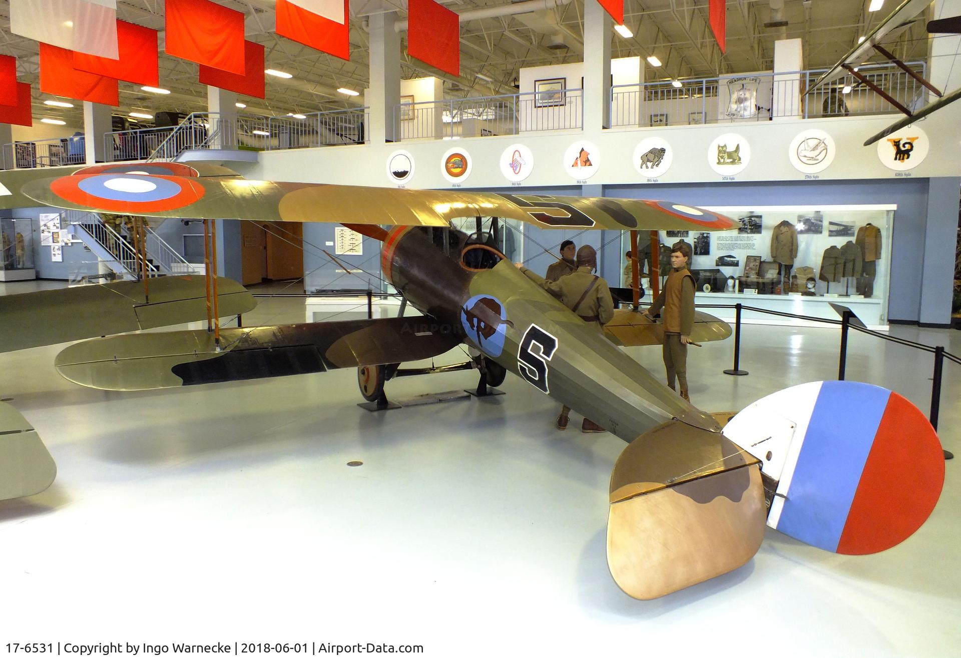 17-6531, 1918 Nieuport 28 C.1 C/N 6531, Nieuport 28 C.1 at the US Army Aviation Museum, Ft. Rucker