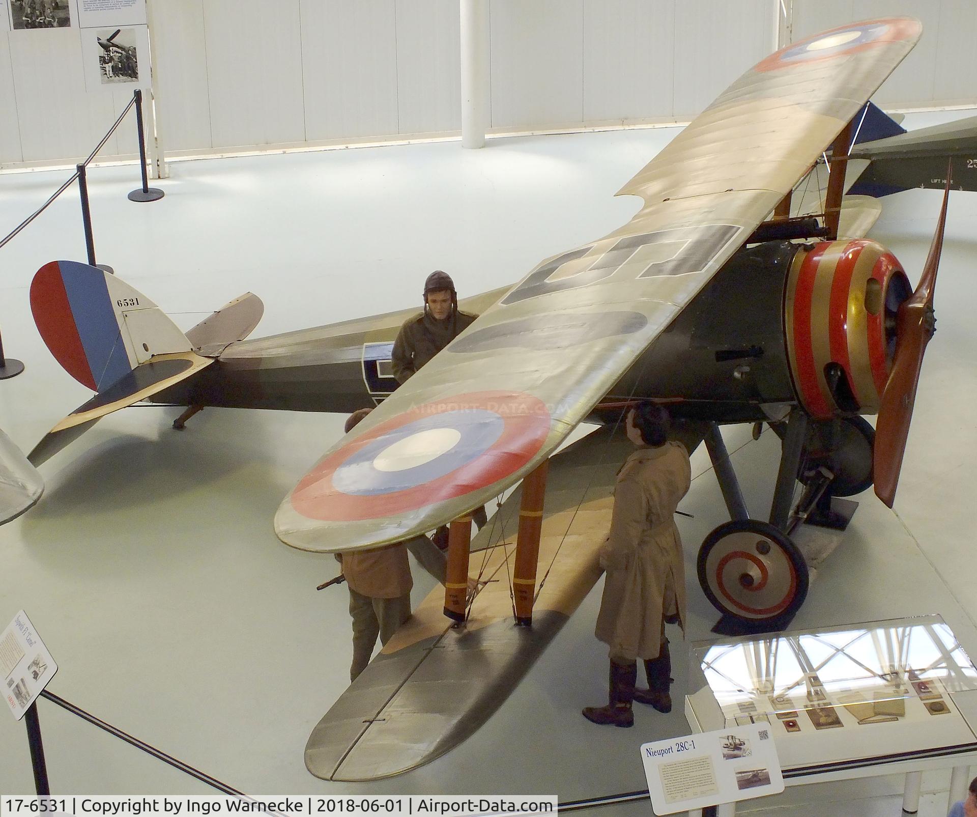 17-6531, 1918 Nieuport 28 C.1 C/N 6531, Nieuport 28 C.1 at the US Army Aviation Museum, Ft. Rucker