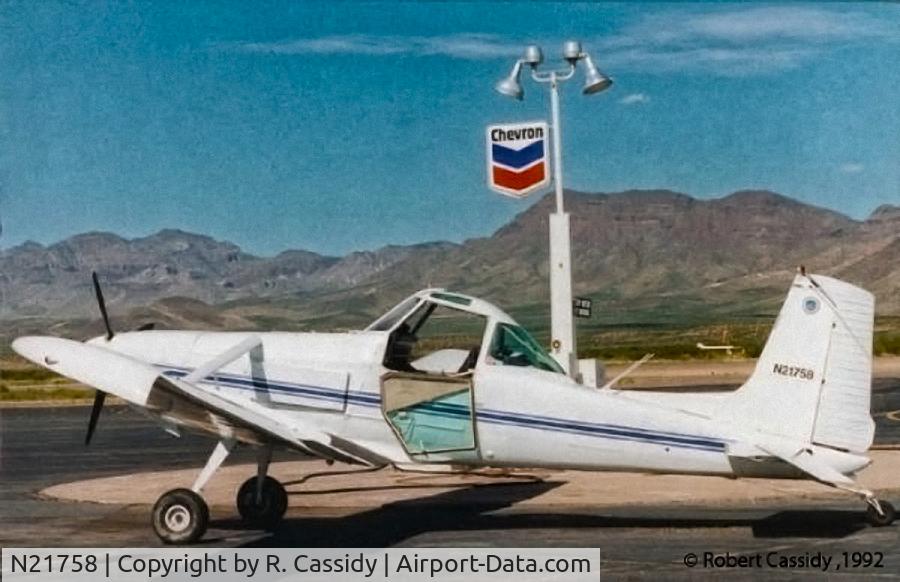 N21758, 1972 Cessna A188B C/N 18801011, AgWagon 