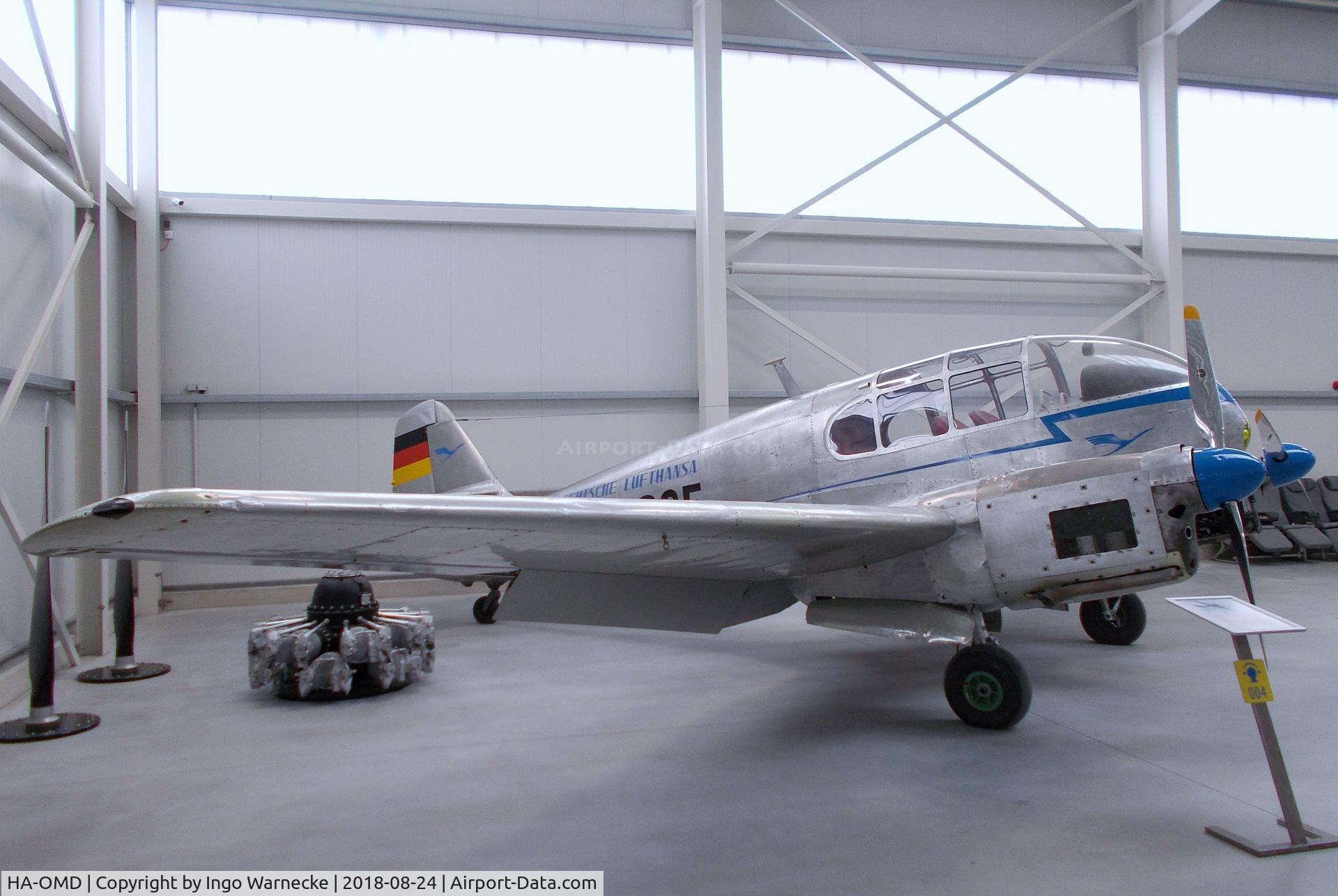 HA-OMD, 1957 Let Aero Ae-45S Super C/N 04-013, Aero 45S Super (displayed as 'DM-SGF') at the Museum für Luftfahrt u. Technik, Wernigerode