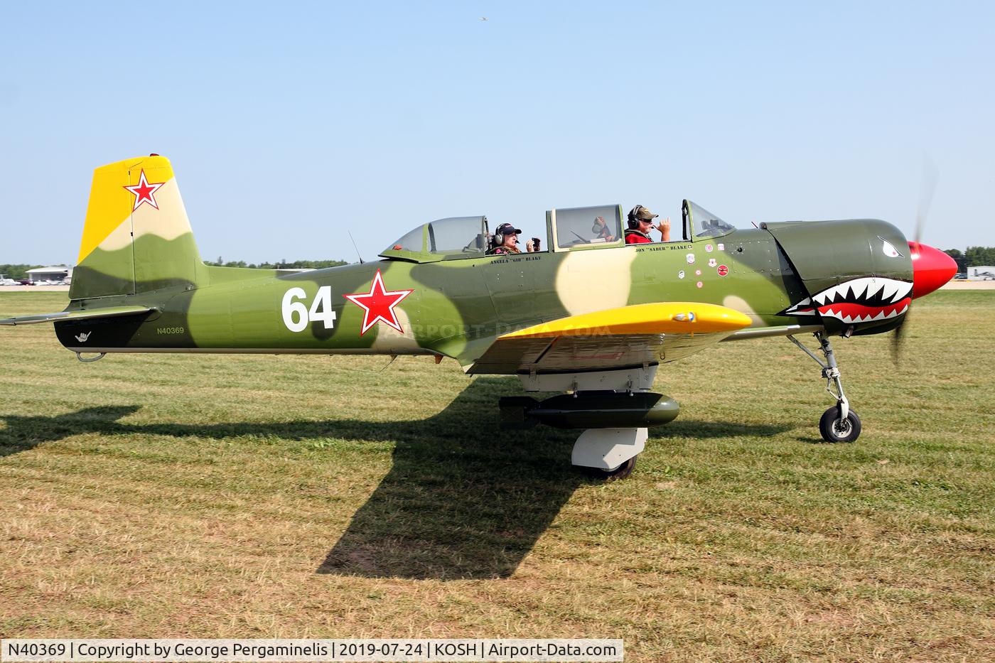 N40369, 1982 Nanchang CJ-6 C/N 3732008, Oshkosh 2019.