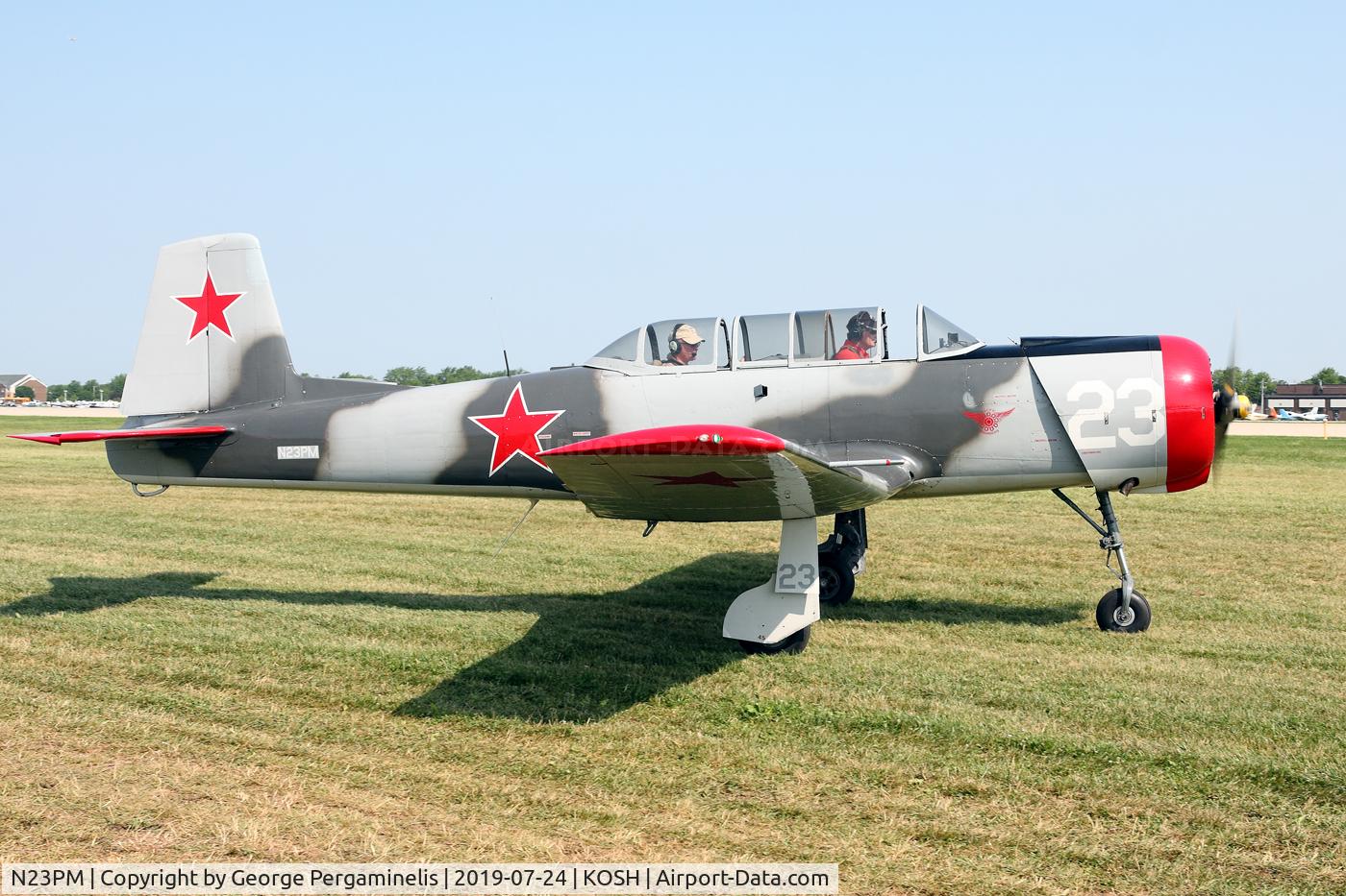 N23PM, 1978 Nanchang CJ-6 C/N 3832012, Oshkosh 2019.