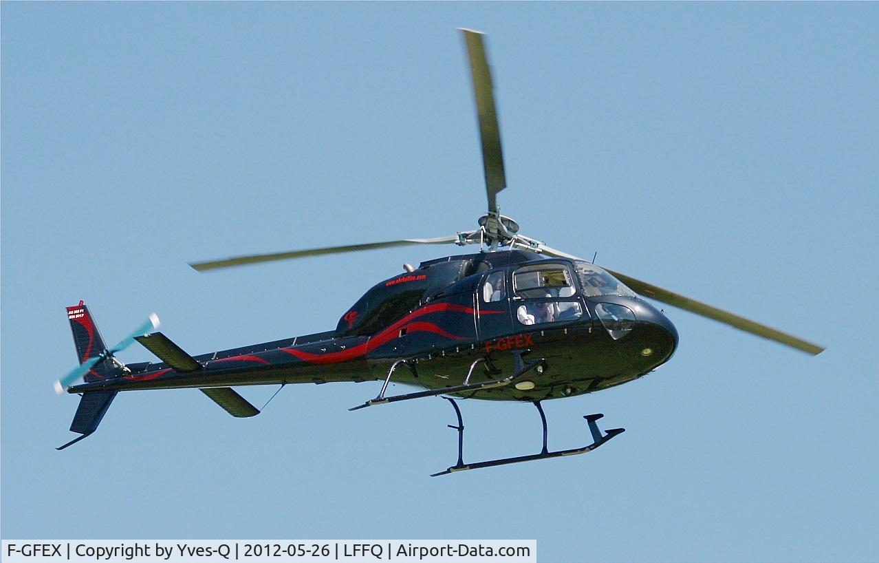 F-GFEX, Eurocopter AS-355F-1 Ecureuil 2 C/N 5217, Eurocopter AS-355F-1, La Ferté-Alais airfield (LFFQ) Airshow 2012