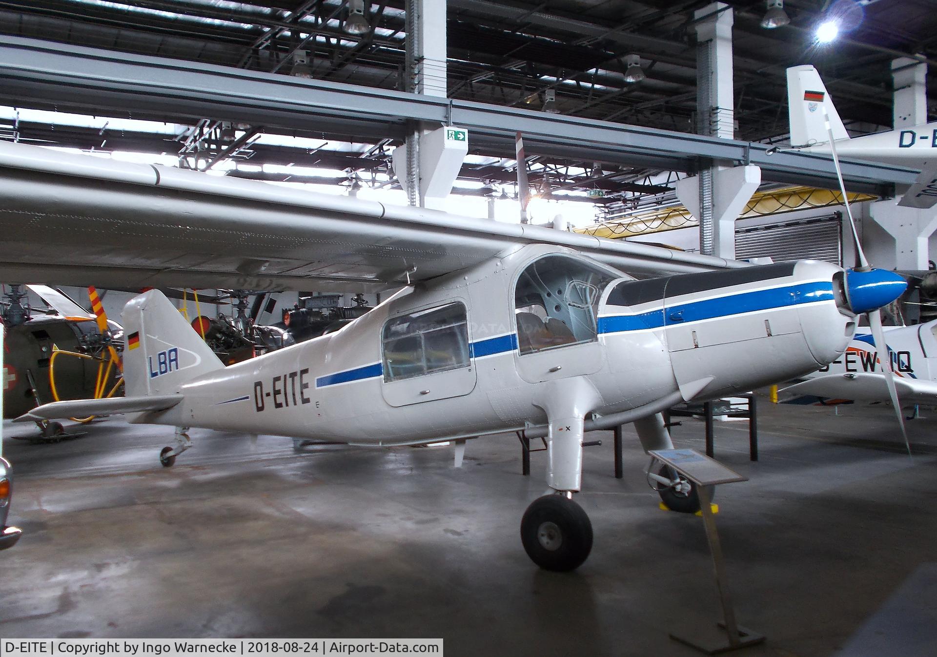D-EITE, Dornier Do-27A-1 C/N 286, Dornier Do 27A-1 at the Museum für Luftfahrt u. Technik, Wernigerode