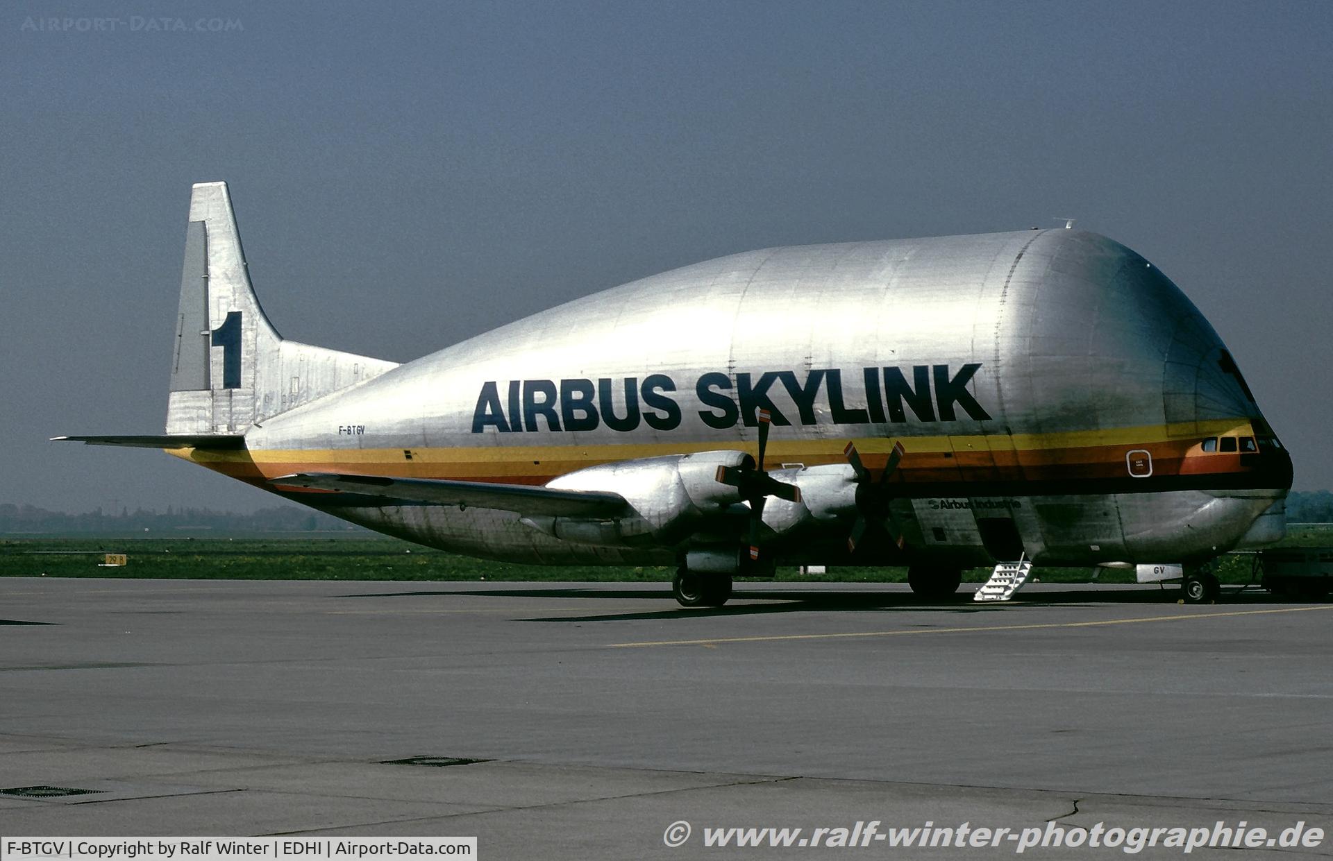 F-BTGV, Aero Spacelines 377SGT Super Guppy Turbine C/N 0001, Aero-Spacelines 377SGT Super Guppy - 4Y BGA Airbus Akylink 1 - 001 - F-BTGV- 1994 - EDHI