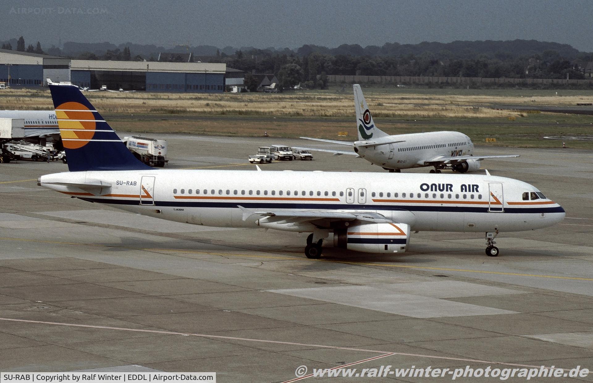 SU-RAB, 1992 Airbus A320-231 C/N 326, Airbus A320-231 - 8Q OHY Onur Air - 326 - SU-RAB - 1994 - DUS