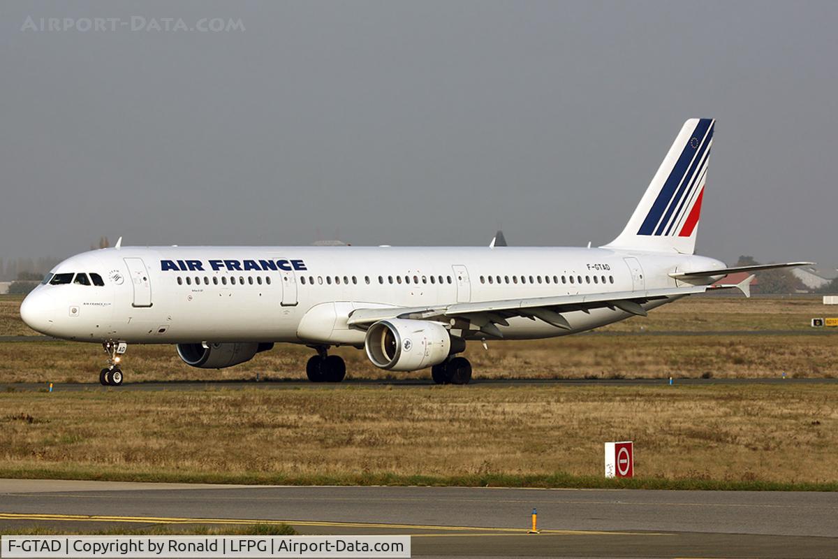 F-GTAD, 1998 Airbus A321-211 C/N 0777, at cdg