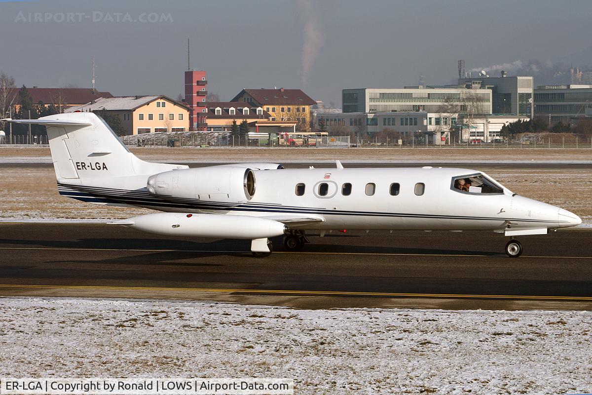 ER-LGA, 1981 Learjet 35A C/N 35A-406, at salzburg