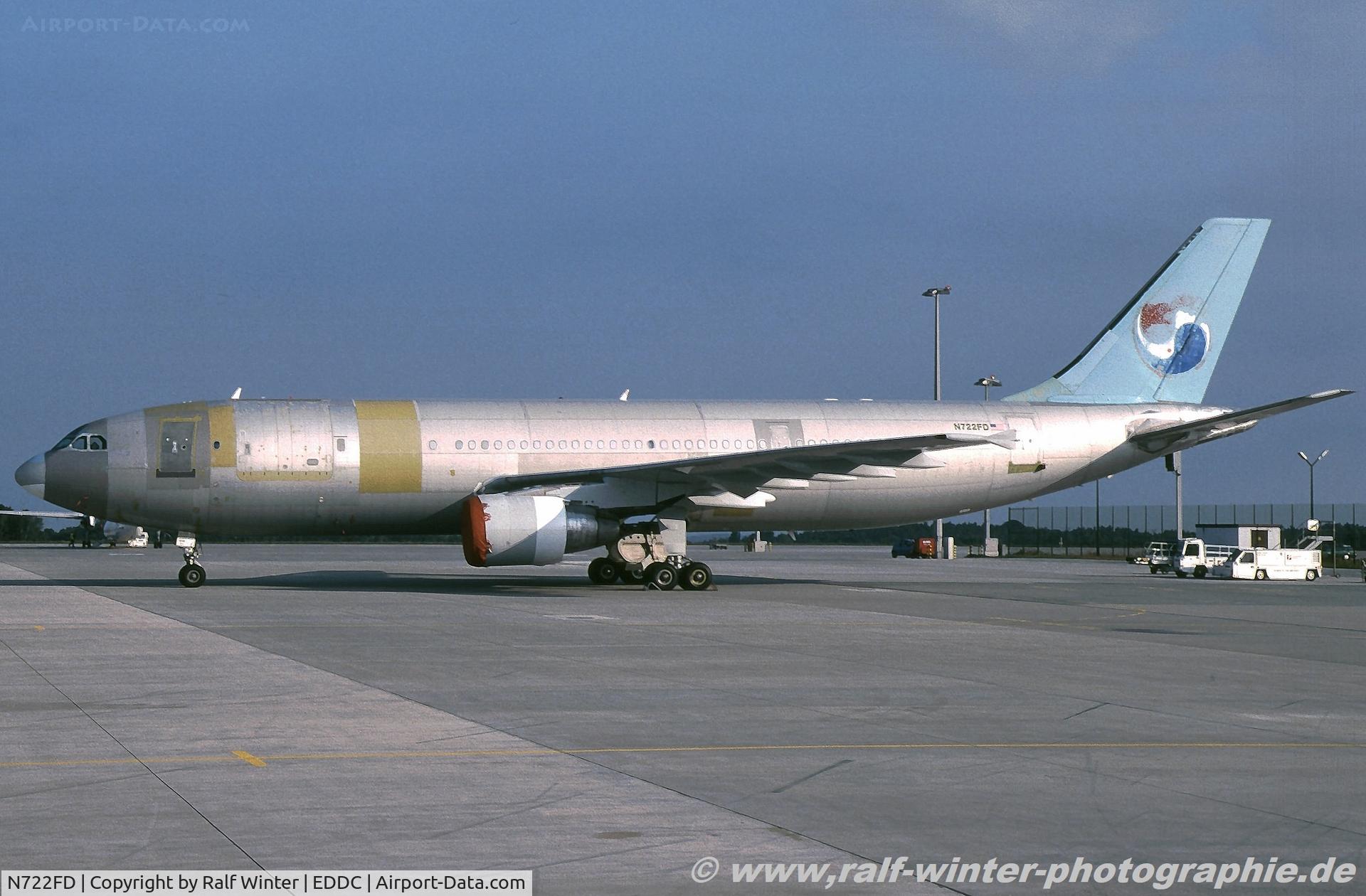 N722FD, 1988 Airbus A300B4-622R C/N 479, Airbus A300B4-622R - FX FDX Federal Express FedEx ex HL7535 Korean Air - 479 - N722FD -2002 - DRS