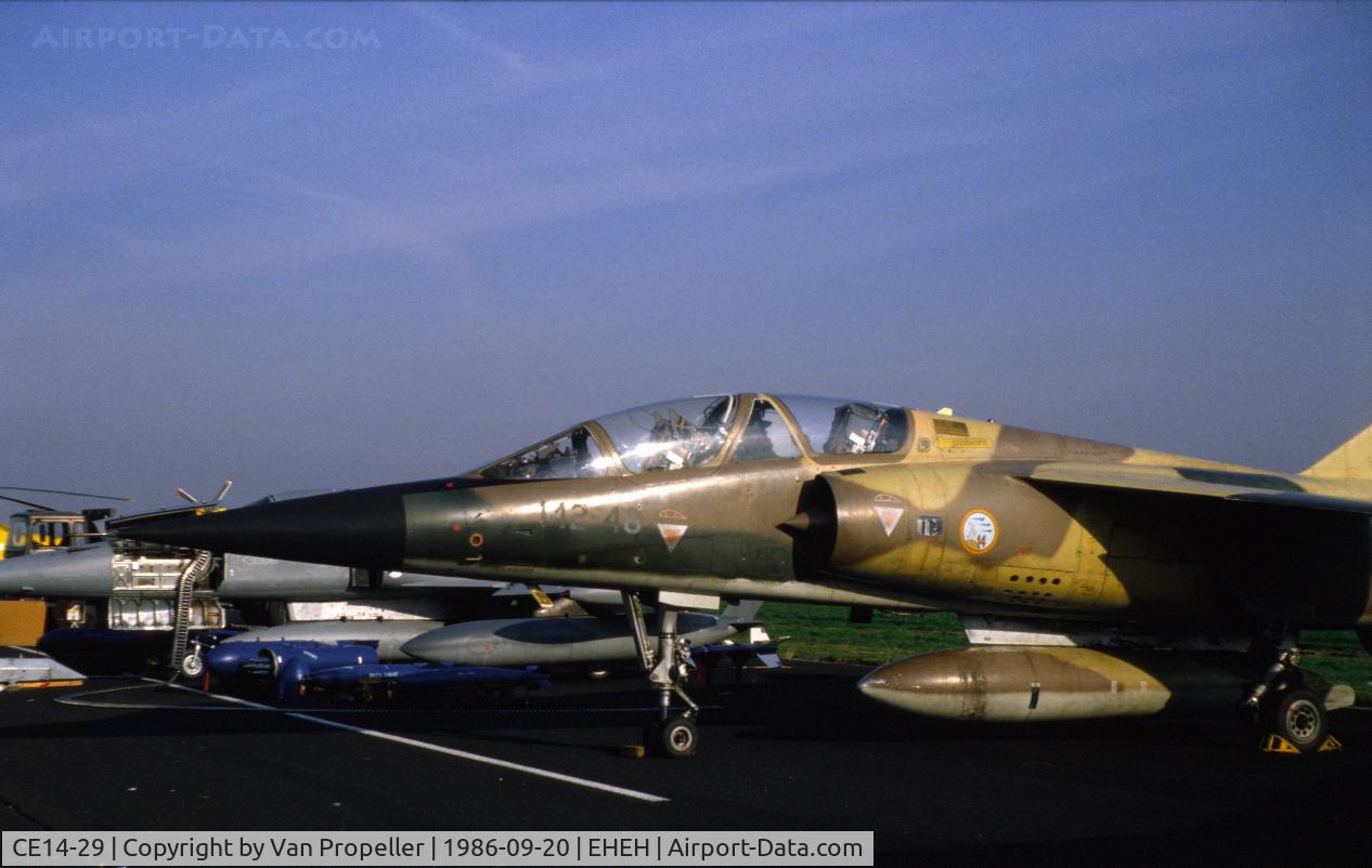 CE14-29, Dassault Mirage F.1BE C/N Not found CE14-29, Spanish Air Force Dassault Mirage F1BE at the 1986 Open Day at Eindhoven Air Base, the Netherlands.