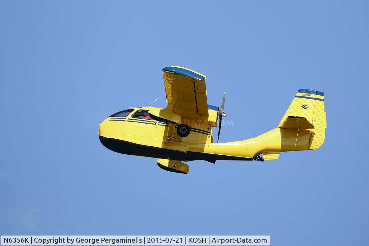 N6356K, 1947 Republic RC-3 Seabee C/N 585, Oshkosh 2015.