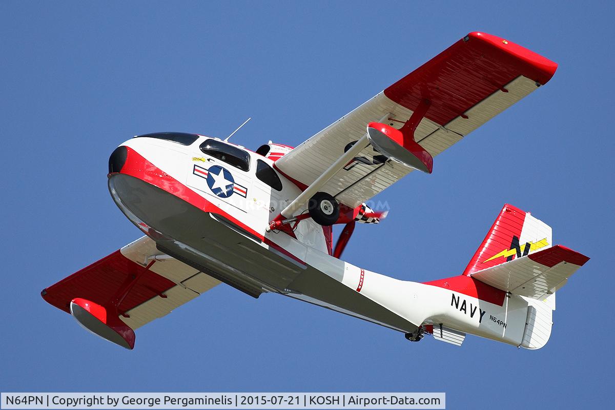 N64PN, 2008 Republic RC-3 Seabee C/N 749, Oshkosh 2015.