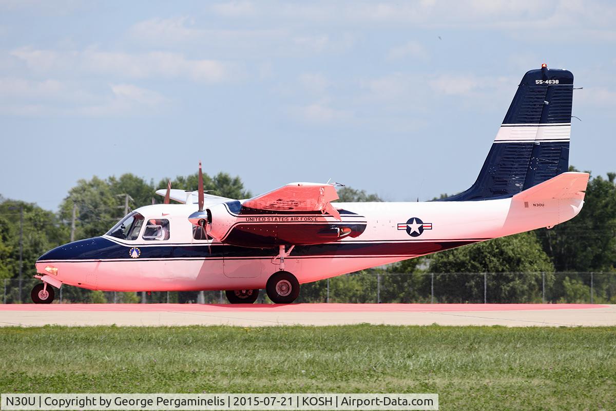 N30U, 1955 Aero Commander 560-A C/N 247, Oshkosh 2015.