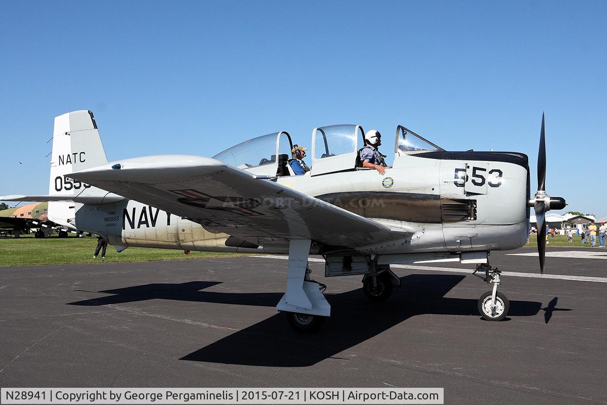 N28941, 1956 North American T-28C Trojan C/N 226-130 (140553), Oshkosh 2015.