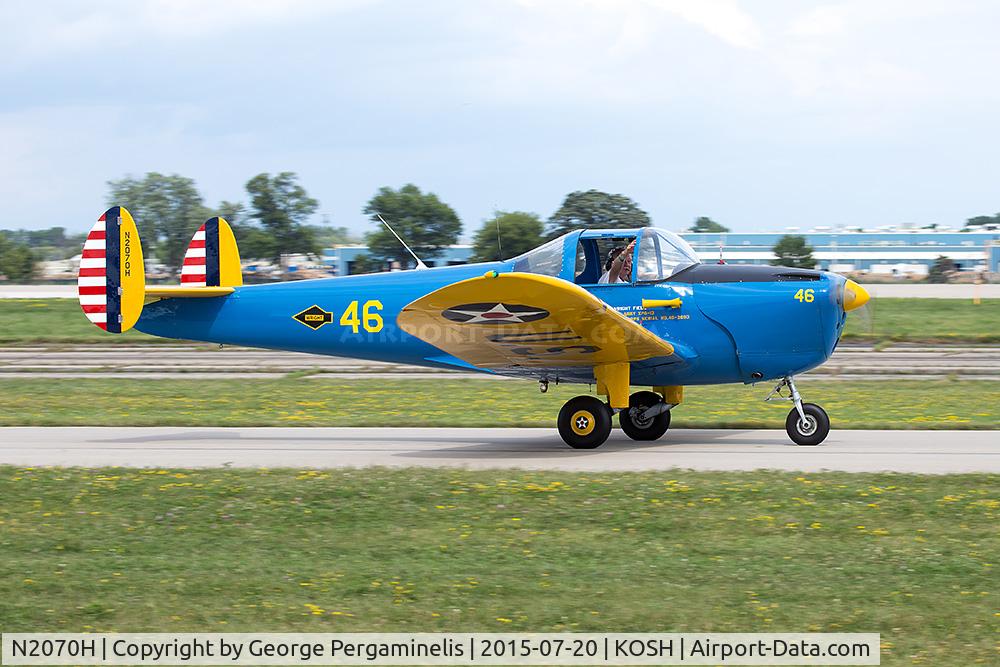 N2070H, 1946 Erco 415D Ercoupe C/N 2693, Oshkosh 2015.