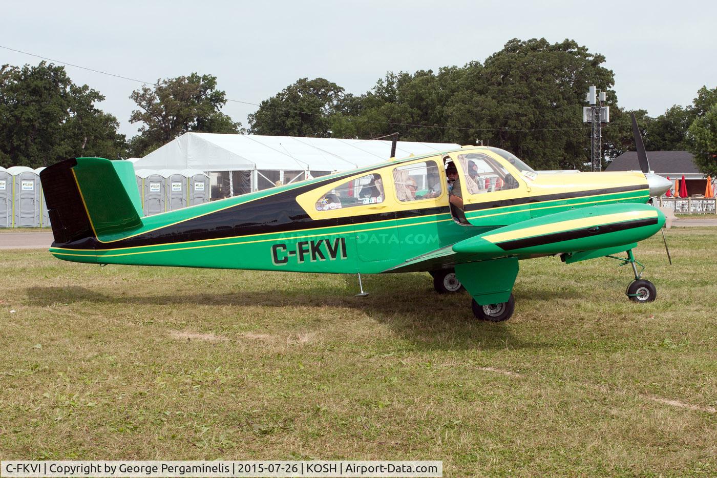 C-FKVI, 1949 Beech A35 Bonanza C/N D 1975, Oshkosh 2015.