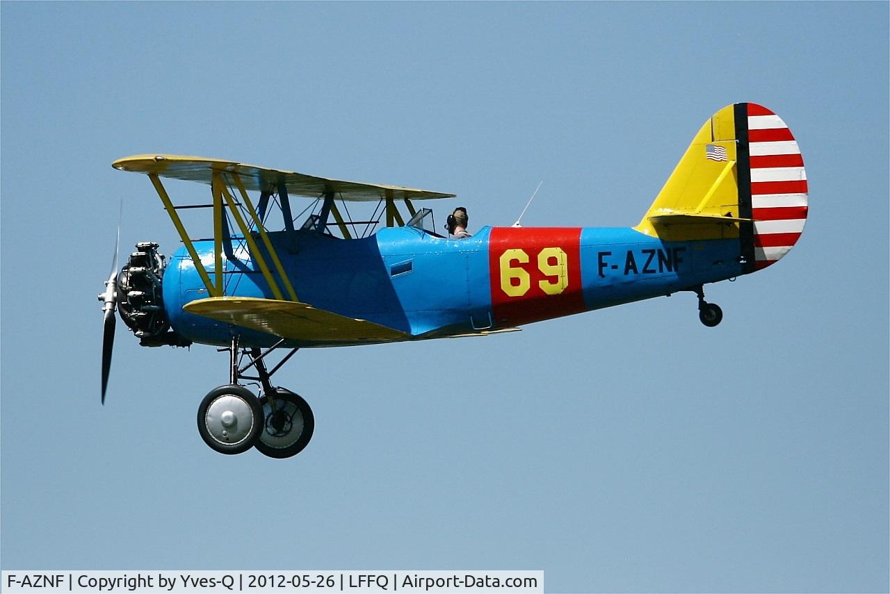 F-AZNF, Naval Aircraft Factory N3N-3 C/N 2909, Naval Aircraft Factory N3N-3, On display, La Ferte-Alais Airfield (LFFQ) Air Show 2012