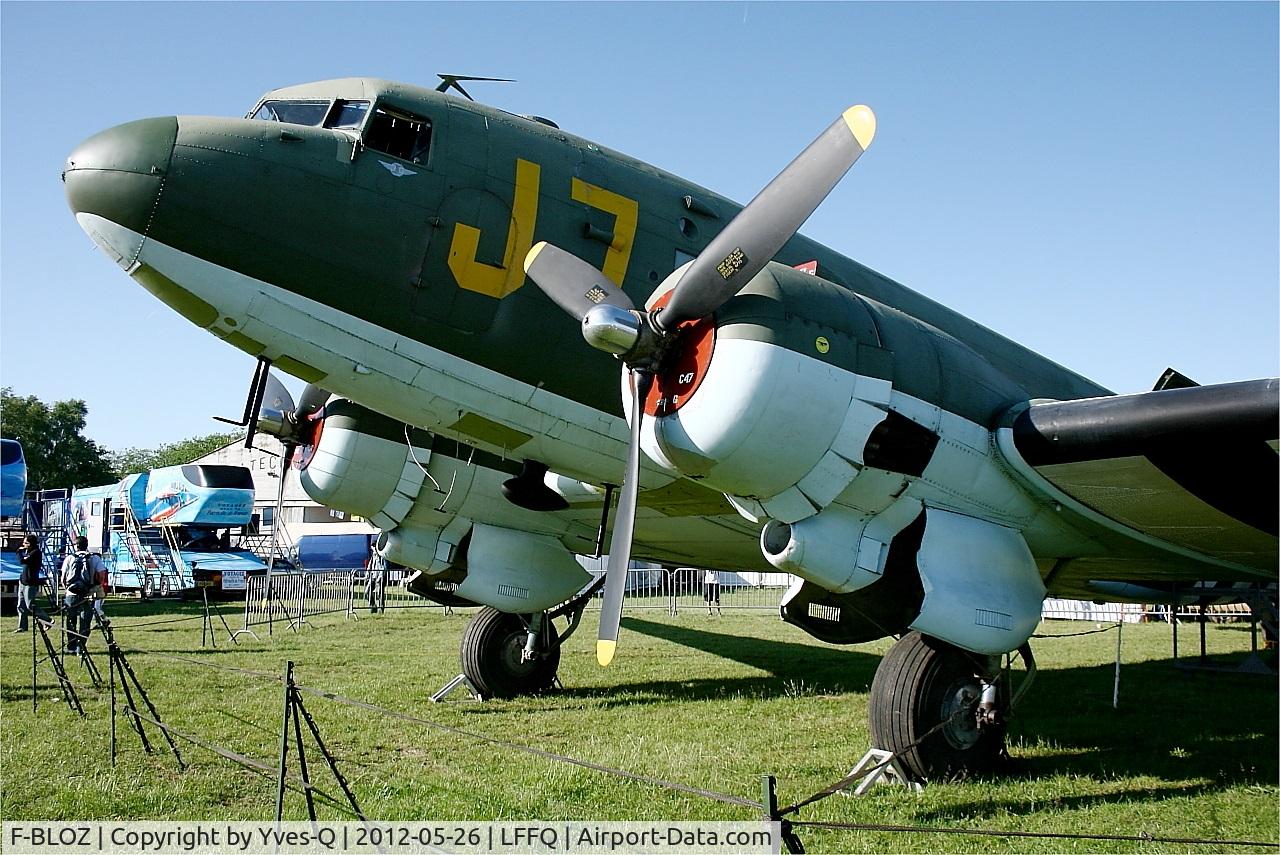 F-BLOZ, 1942 Douglas DC3C-S1C3G (C-47A-20-DK) C/N 13142, Douglas DC3, Static display, La Ferté Alais Airfield (LFFQ) Air show 2012