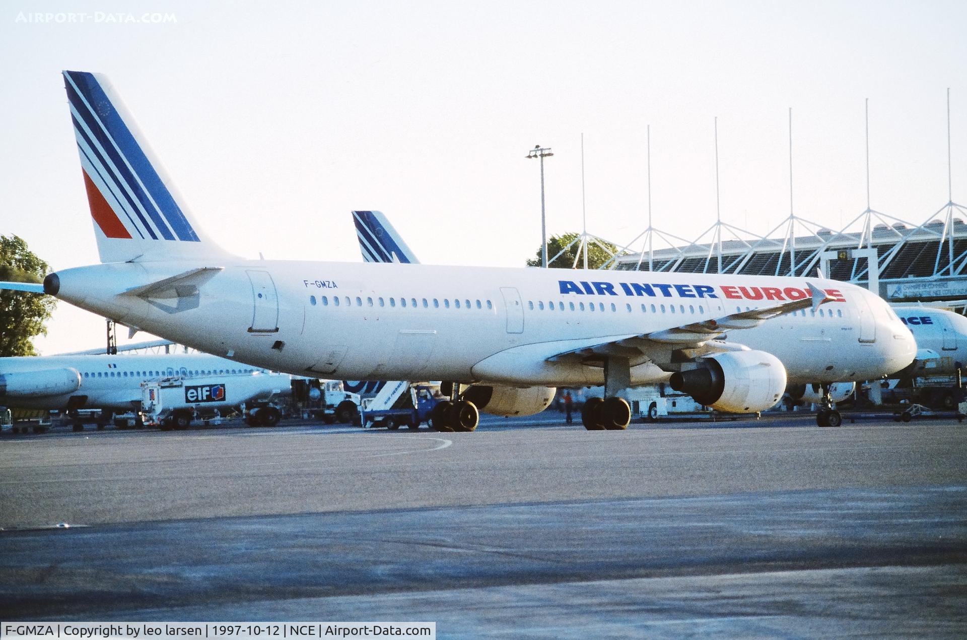 F-GMZA, 1994 Airbus A321-111 C/N 498, Nice 12.10.1997