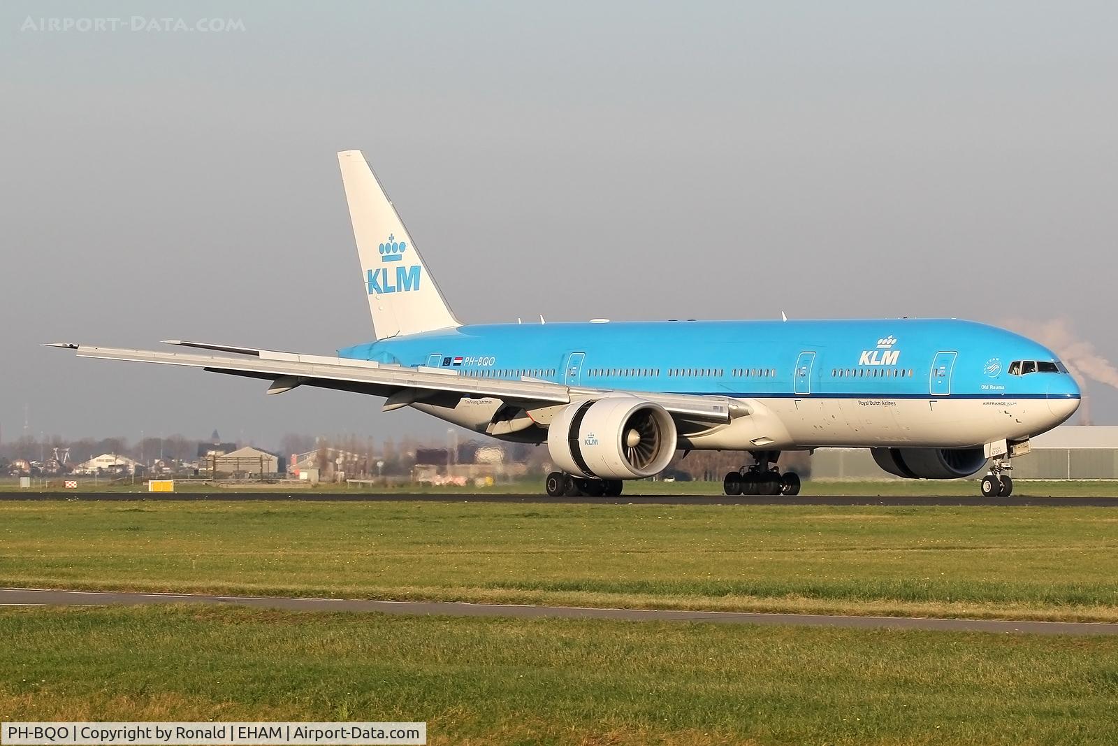 PH-BQO, 2007 Boeing 777-206/ER C/N 35295, at spl