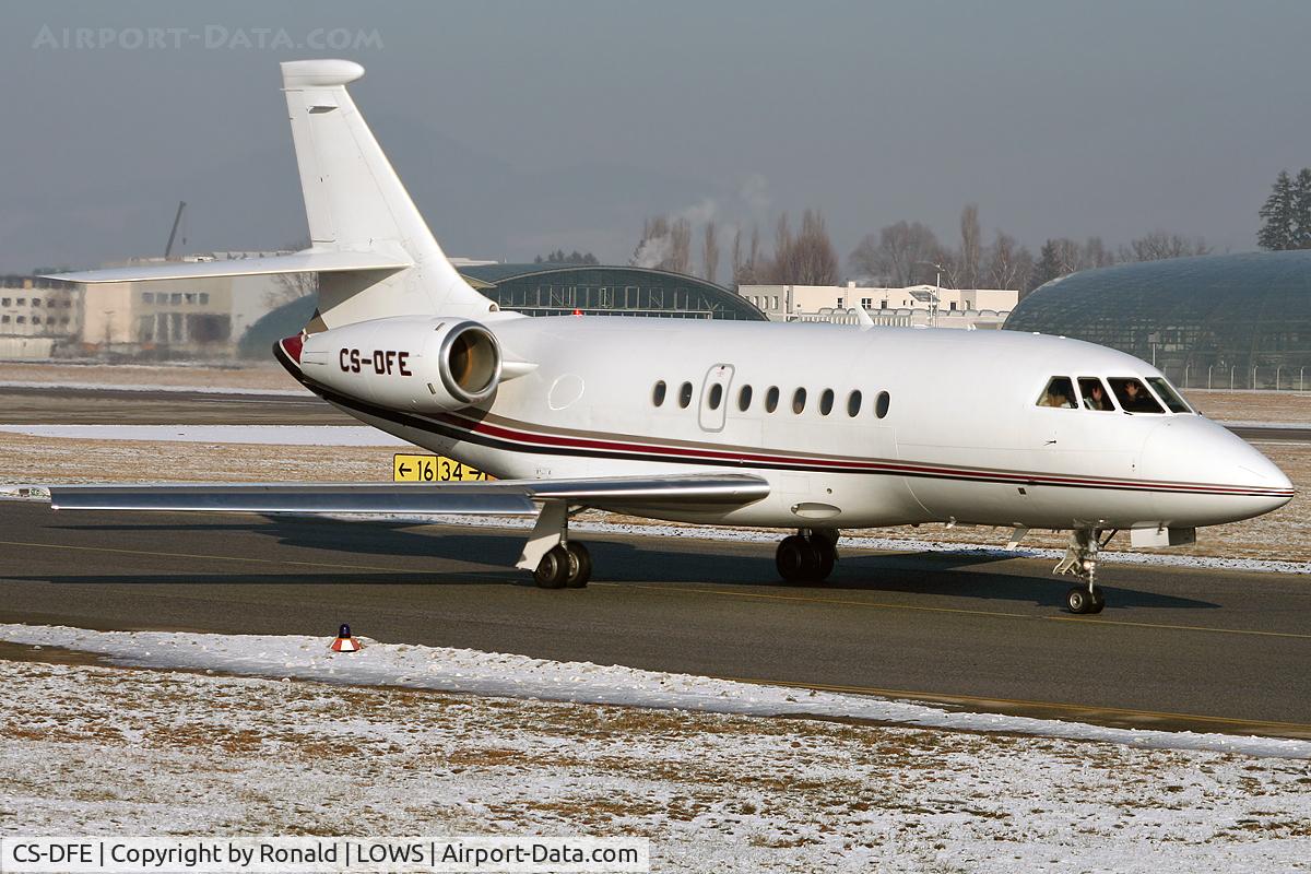 CS-DFE, 2003 Dassault Falcon 2000 C/N 205, at salzburg