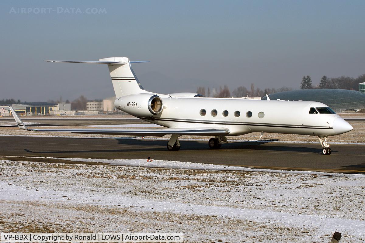 VP-BBX, Gulfstream Aerospace G-V Gulfstream V C/N 622, at salzburg