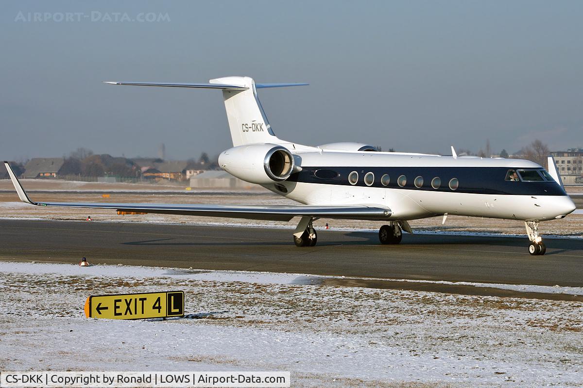 CS-DKK, 2008 Gulfstream Aerospace GV-SP (G550) C/N 5201, at salzburg
