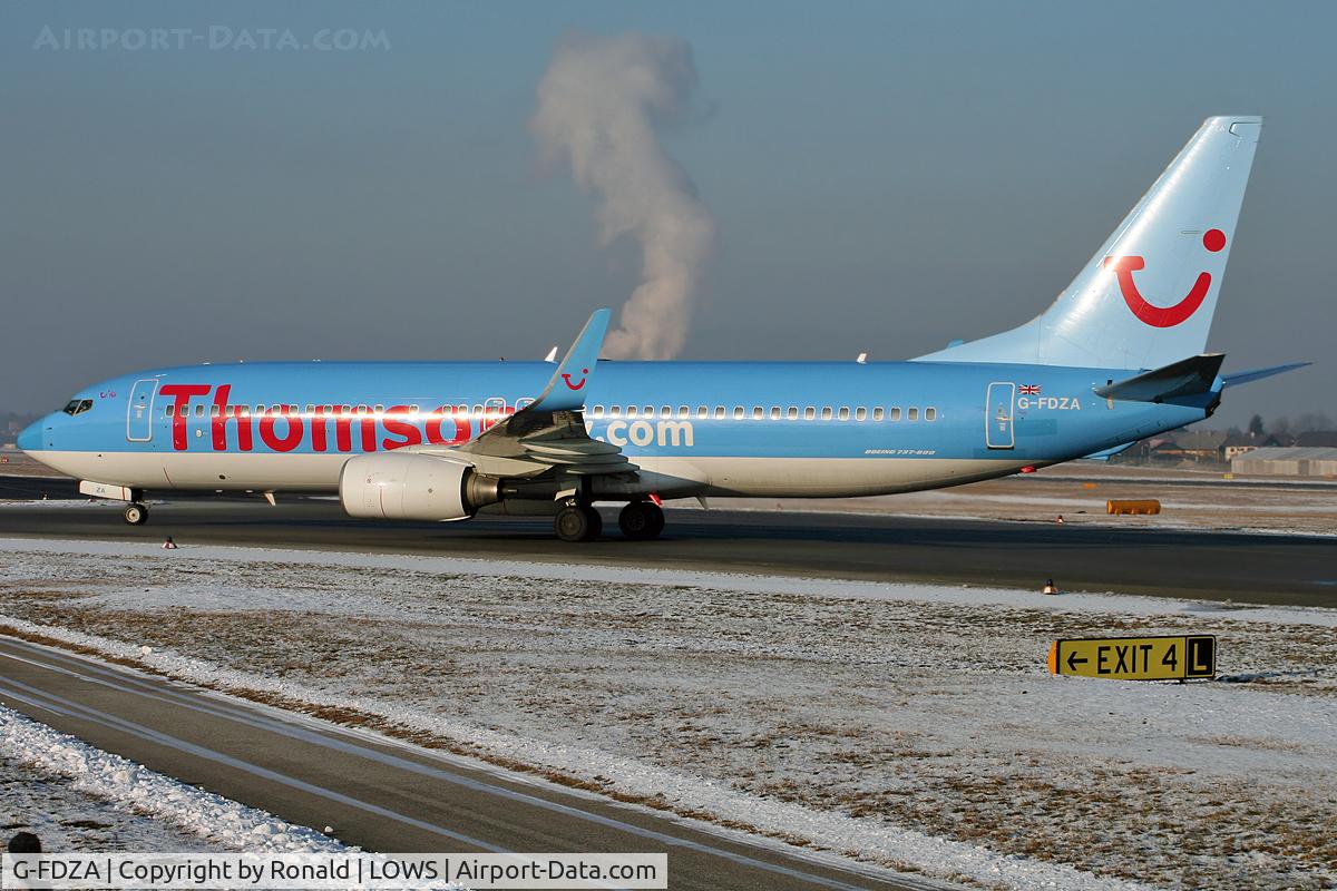 G-FDZA, 2007 Boeing 737-8K5 C/N 35134, at salzburg