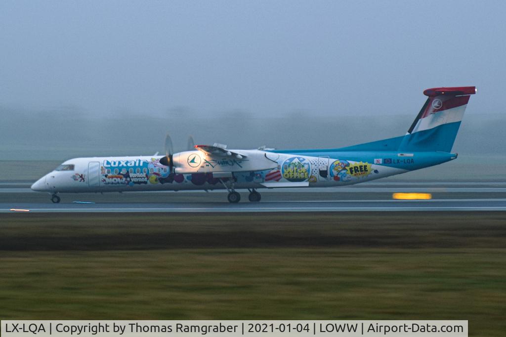 LX-LQA, 2014 De Havilland Canada DHC-8-402 Dash 8 C/N 4468, Luxair De Havilland Canada Dash 8-400