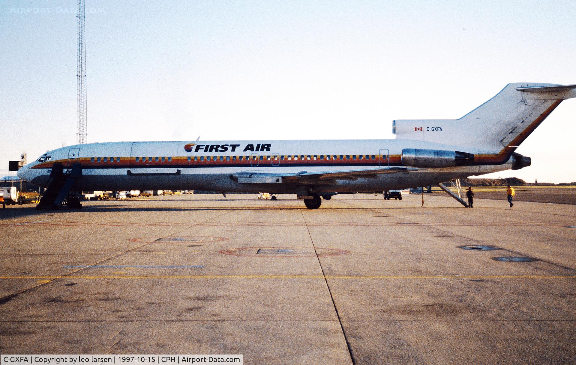 C-GXFA, 1975 Boeing 727-233C C/N 20938, Copenhagen 15.10.1997
