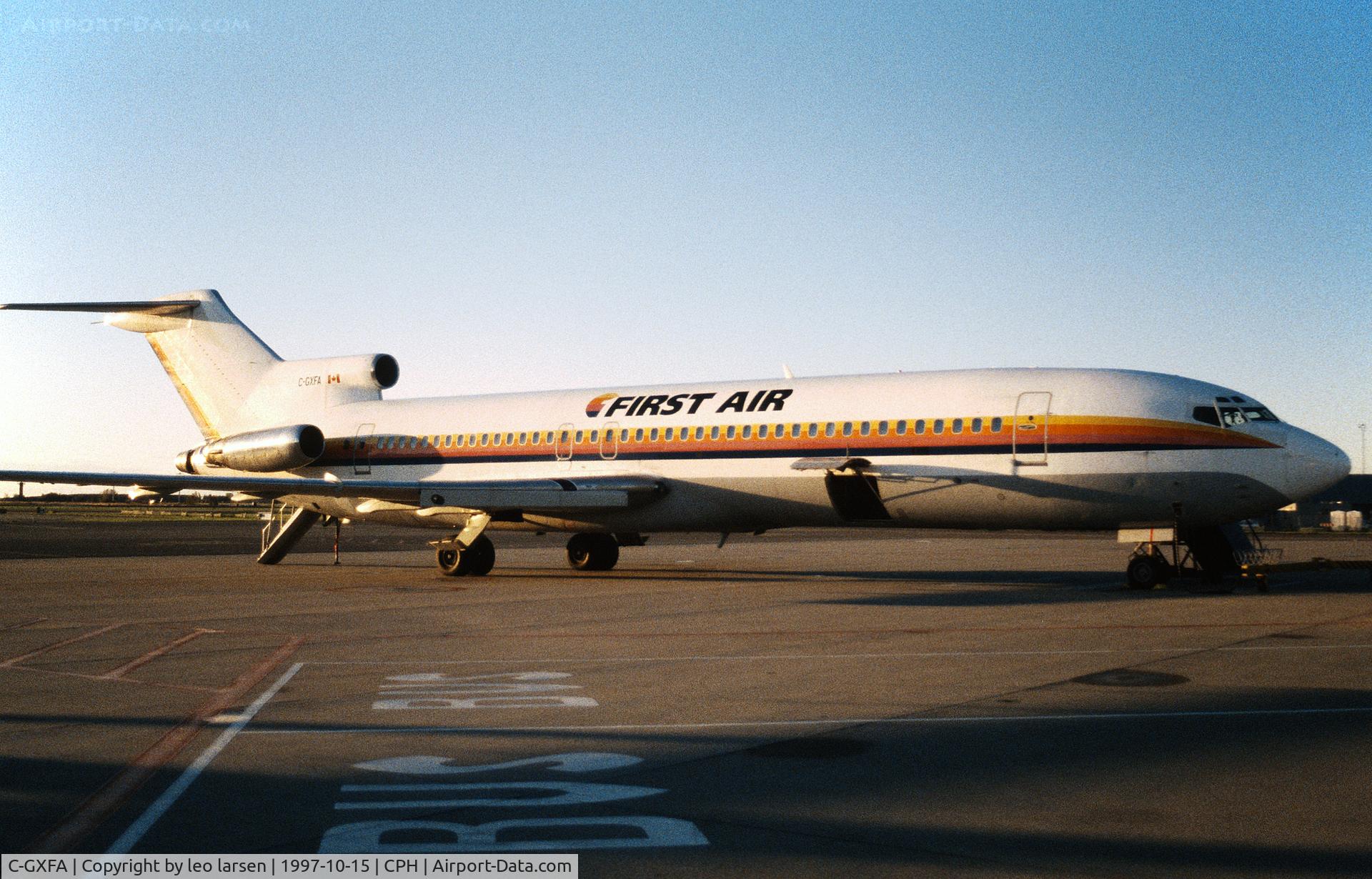 C-GXFA, 1975 Boeing 727-233C C/N 20938, Copenhagen 15.10.1997