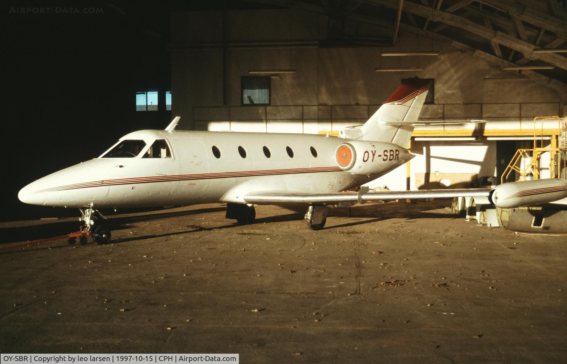 OY-SBR, 1975 Aerospatiale SN-601 Corvette C/N 23, Copenhagen 15.10.1997