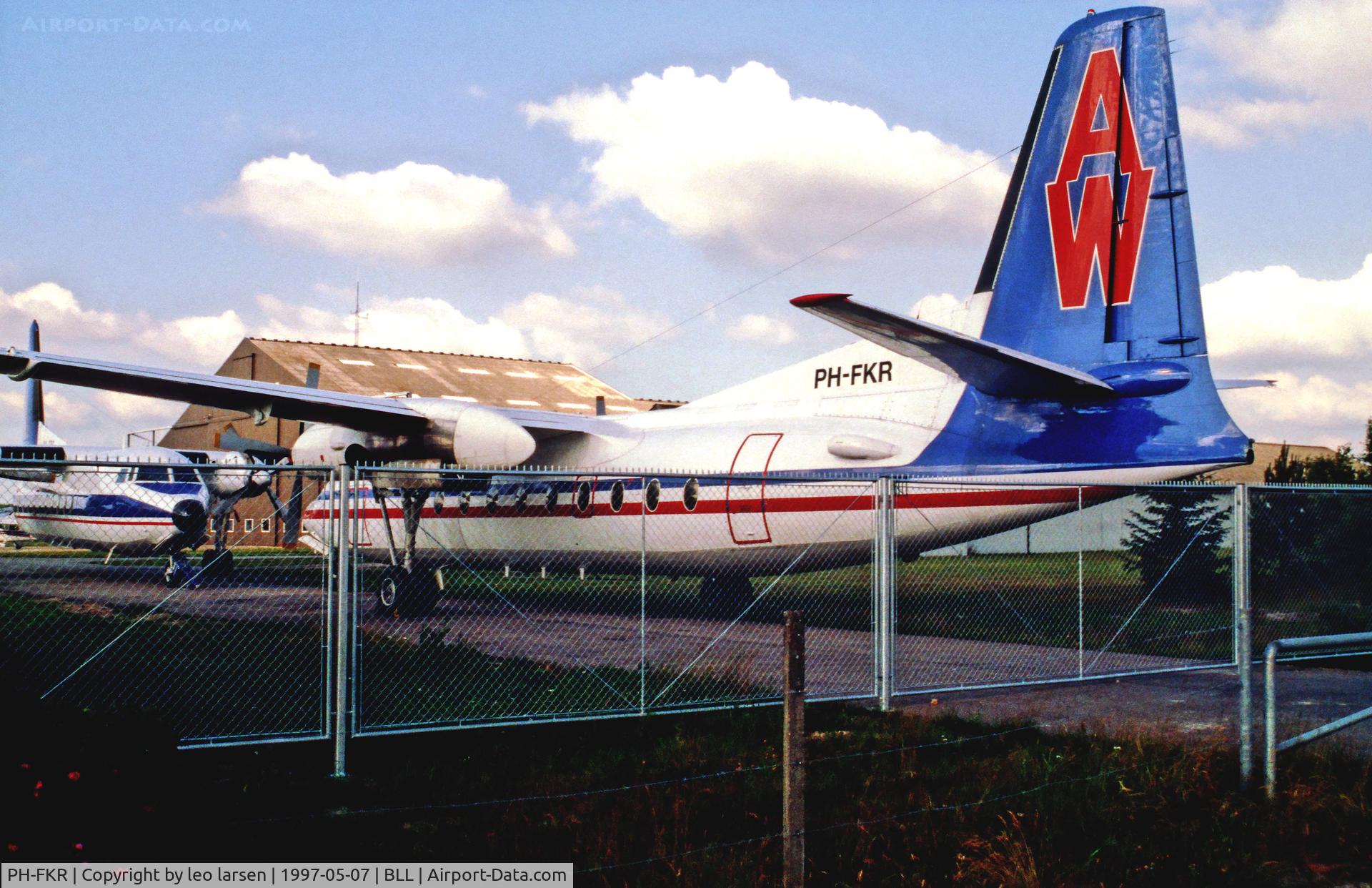 PH-FKR, 1967 Fokker F-27-200 Friendship C/N 10321, Billund 5.7.1997