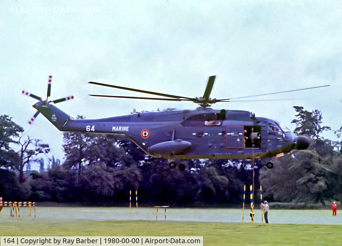 164, Aérospatiale SA-321G Super Frelon C/N 164, 164   Aerospatiale SA.321G Super Frelon [164] (French Navy) (Place & Date unknown) @ 1980's