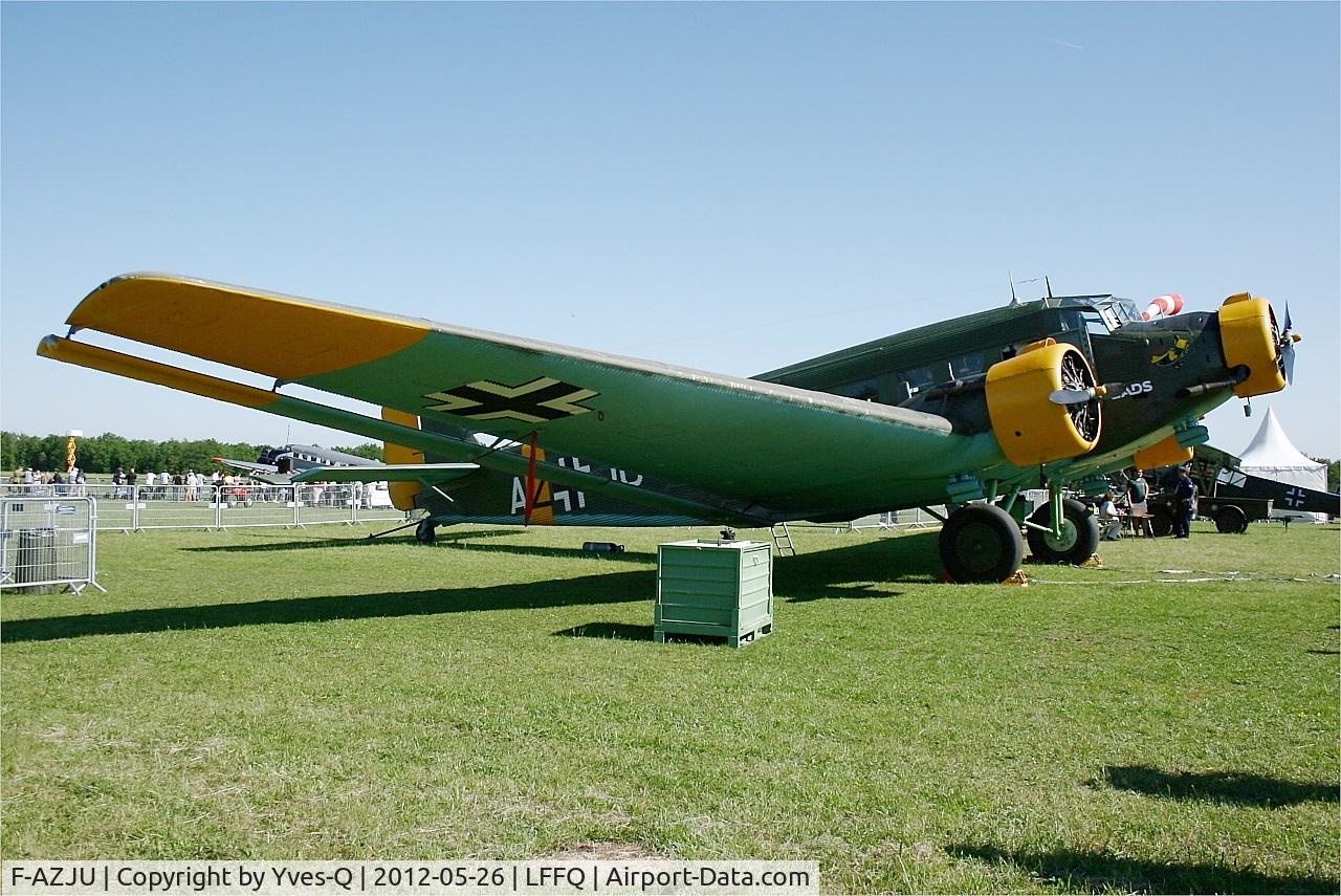 F-AZJU, 1952 Junkers (CASA) 352L (Ju-52) C/N 103, Junkers (CASA) 352L (Ju-52), Static display, La Ferté-Alais airfield (LFFQ) Air show 2012