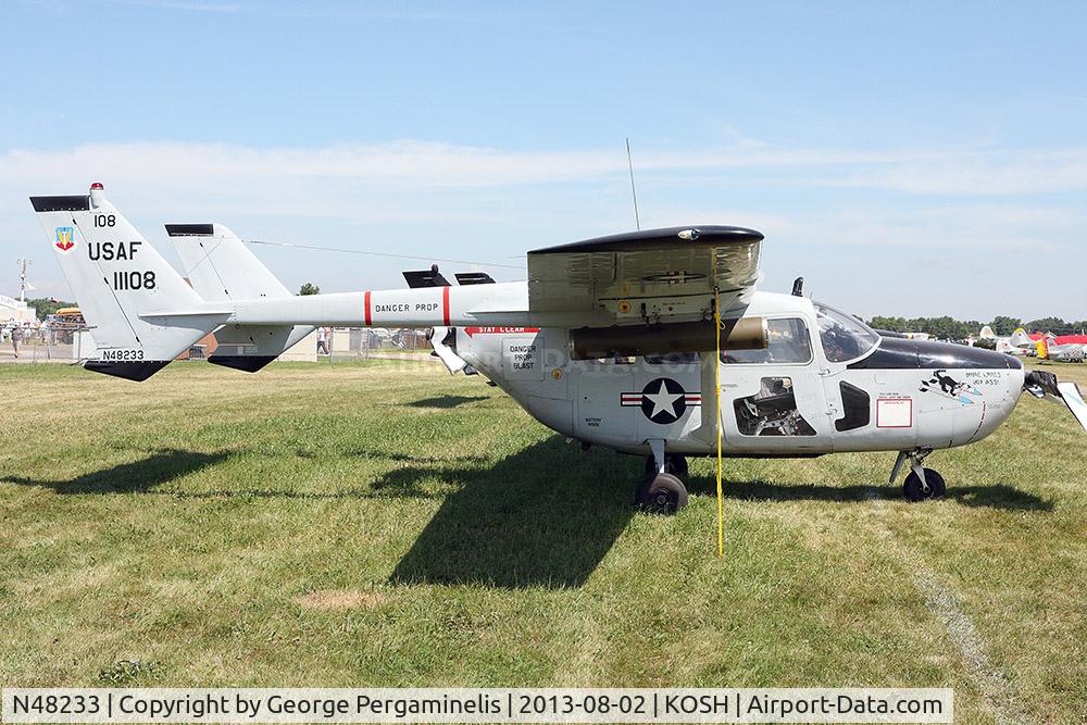 N48233, 1968 Cessna M337B (O-2A) Super Skymaster C/N 337M-0294, Oshkosh 2013.