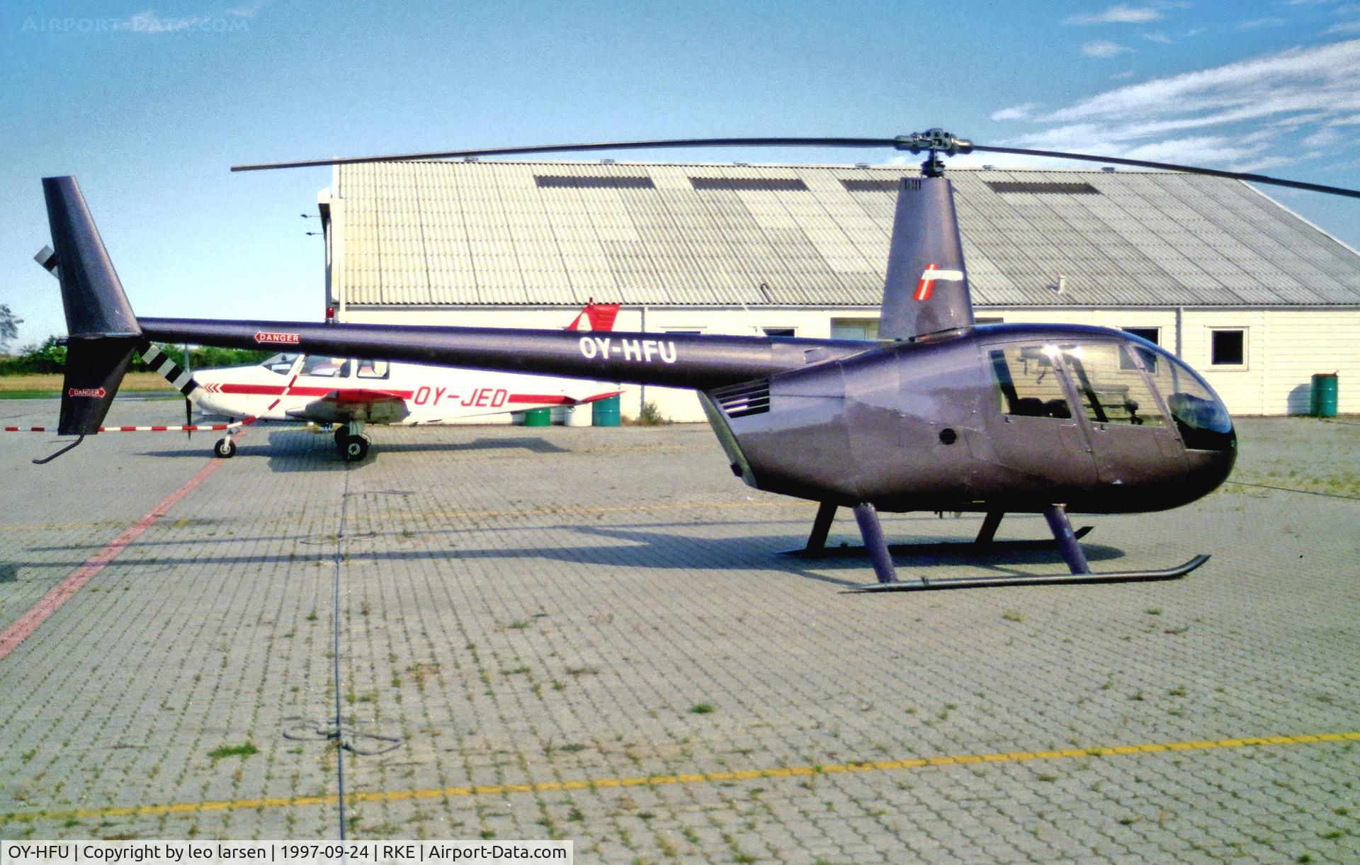 OY-HFU, 1993 Robinson R-44 Astro C/N 0028, Roskilde 24.9.1997