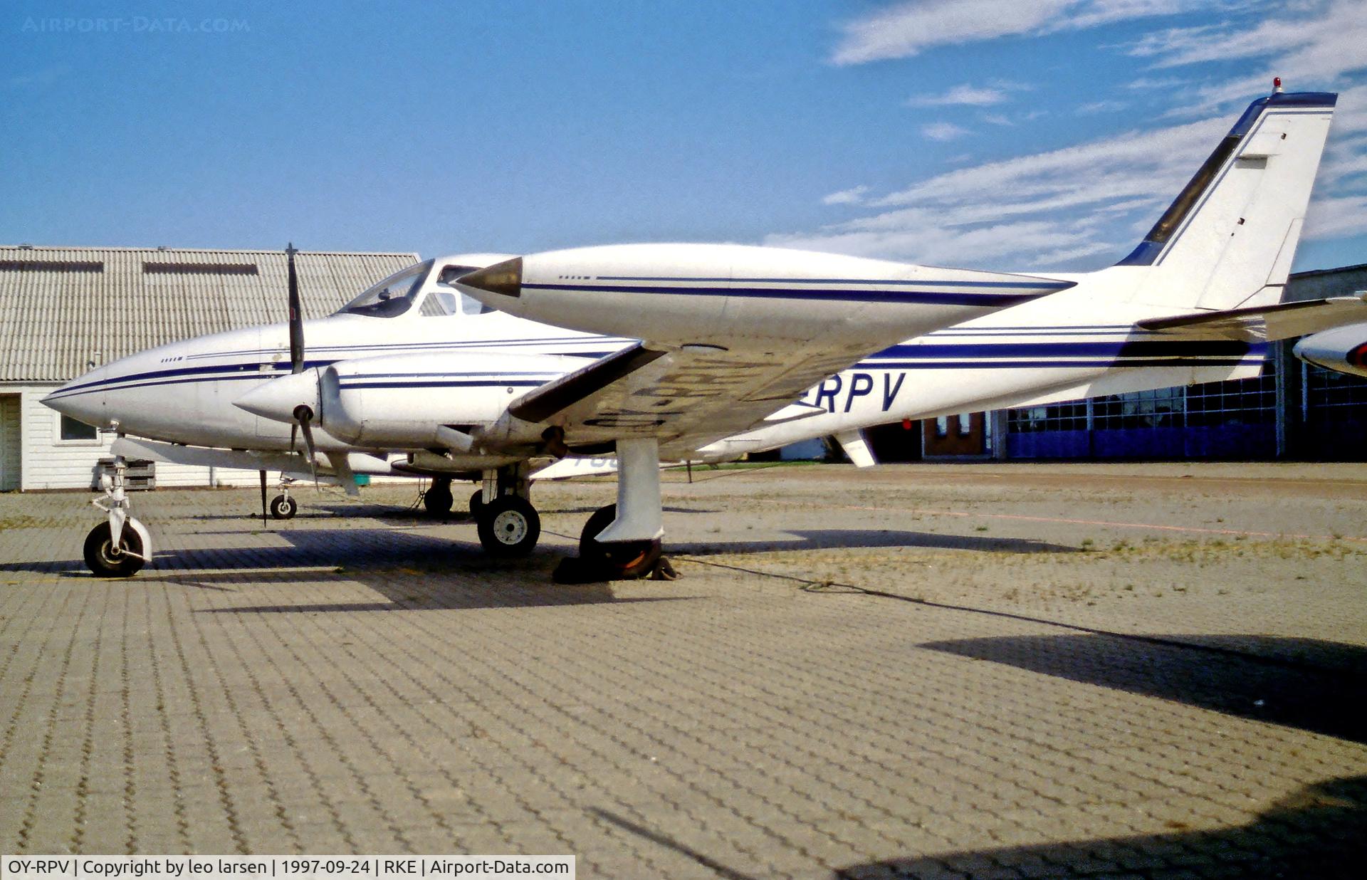 OY-RPV, 1972 Cessna 340 C/N 340-0114, Roskilde 24.9.1997