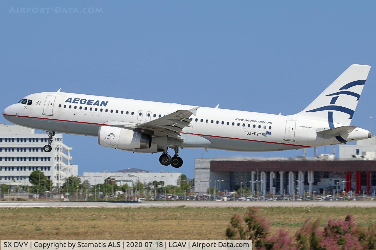 SX-DVY, 2009 Airbus A320-232 C/N 3850, AEE