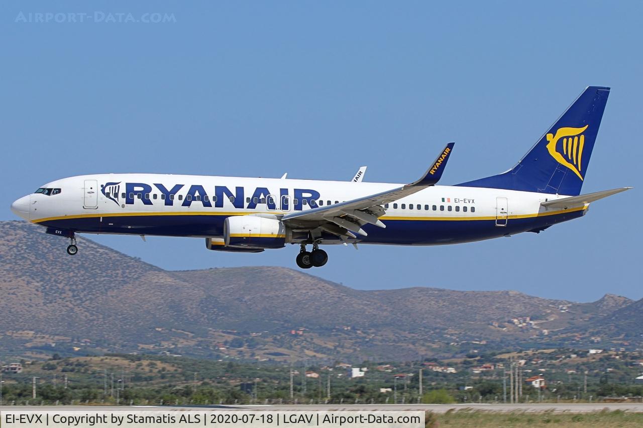 EI-EVX, 2012 Boeing 737-8AS C/N 40317, RYANAIR